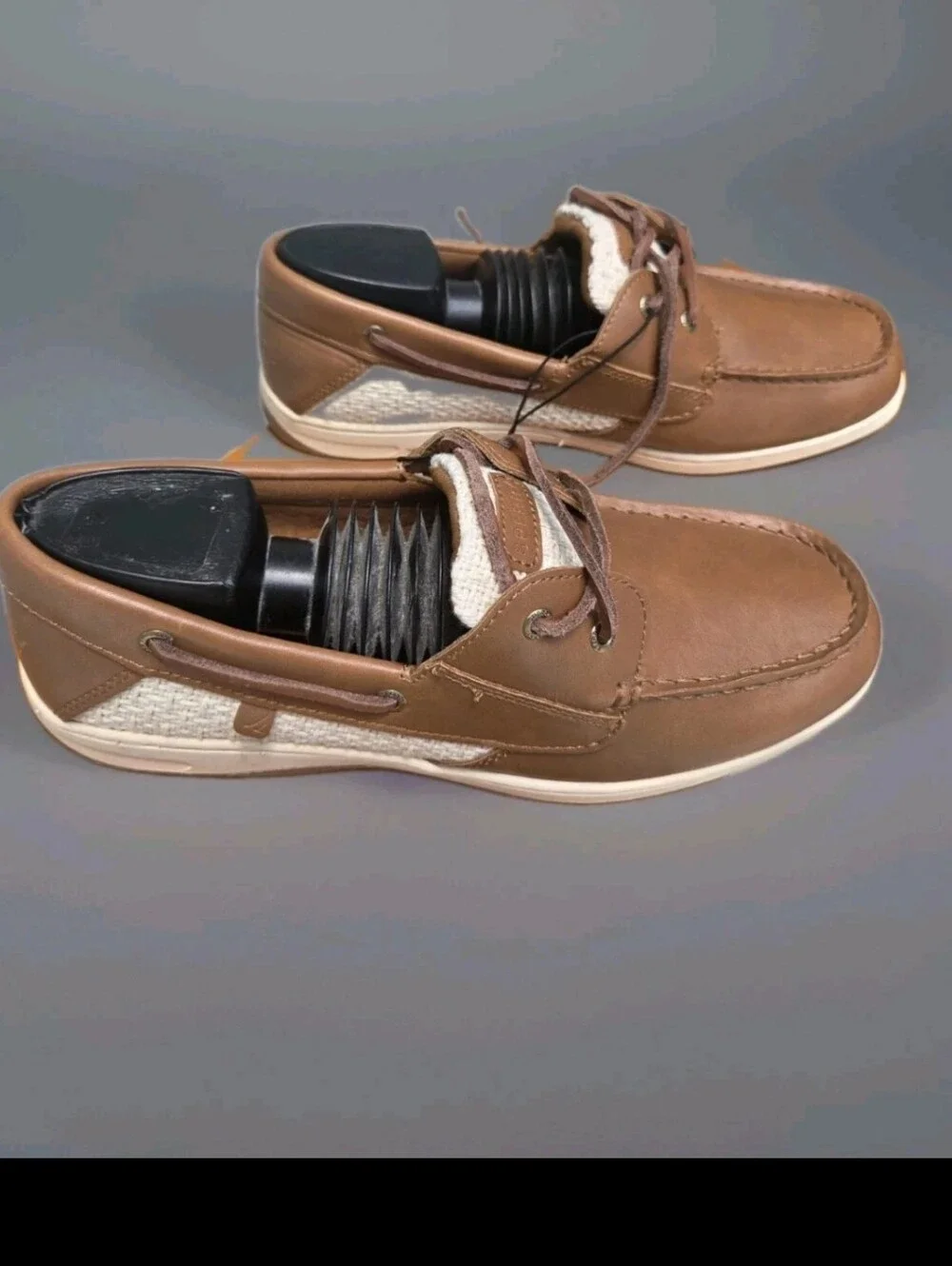 Sperry Women’s Tan/Brown Leather Deck Shoes Size 10